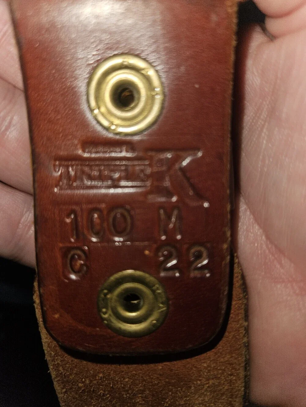 Triple K 100 M 22 C Leather Belt